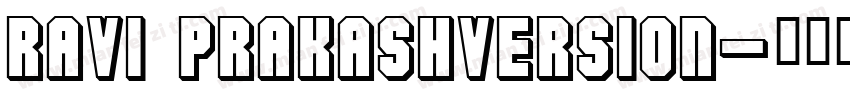 Ravi PrakashVersion字体转换